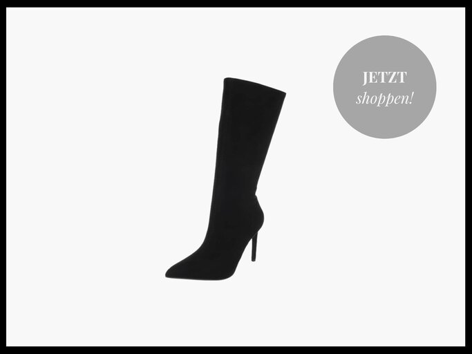 Schwarze Stiefel mit Stilettoabsatz | © Myself / About You