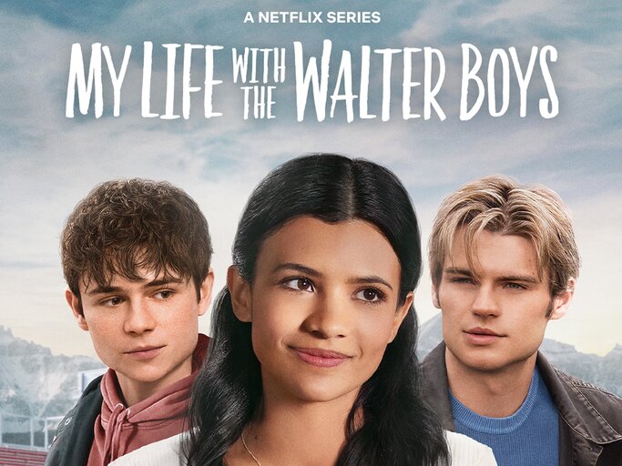 Nikki Rodriguez, Noah LaLonde und Ashby Gentry in der Netflix-Serie "Ich und die Walter Boys" | © Netflix